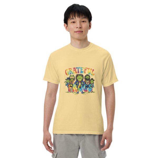 Grateful Frogs: Unisex garment-dyed heavyweight t-shirt - Image 38