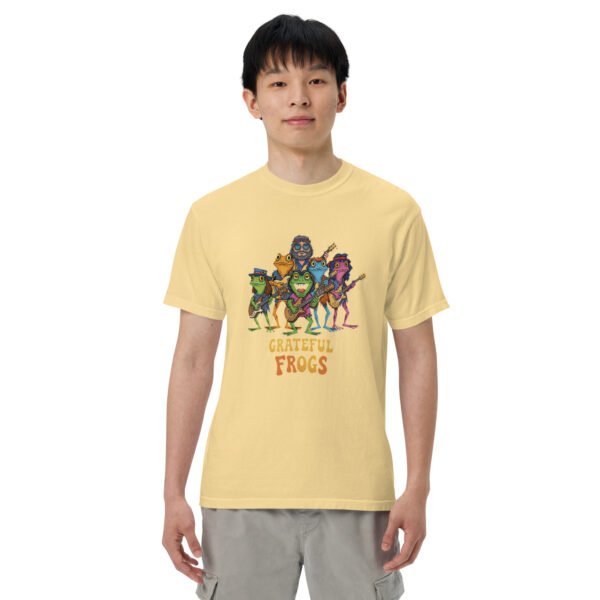 Grateful Frogs2: Unisex garment-dyed heavyweight t-shirt - Image 40