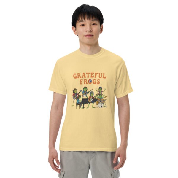 Grateful Frogs3: Unisex garment-dyed heavyweight t-shirt - Image 44
