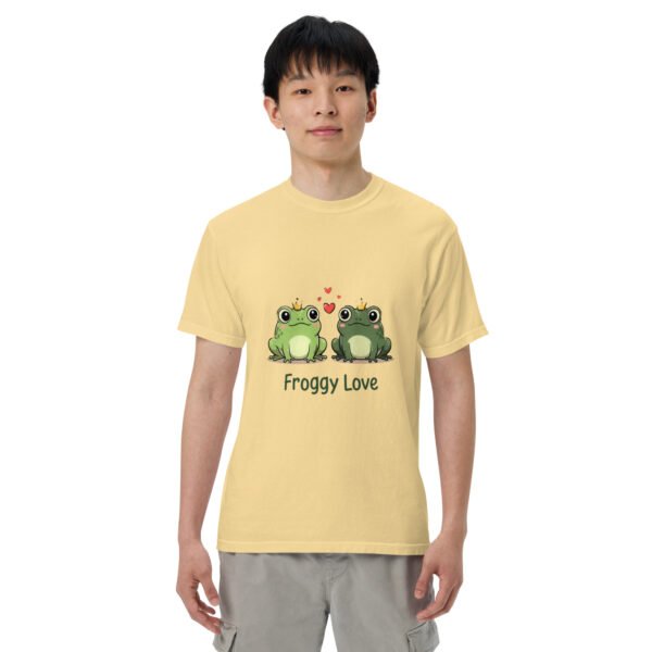 Froggy Love 1: Unisex garment-dyed heavyweight t-shirt - Image 40