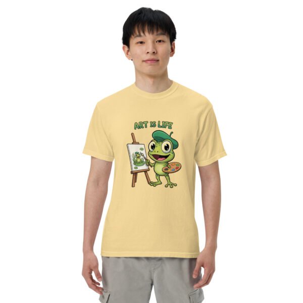 Art is Life: Unisex garment-dyed heavyweight t-shirt - Image 41