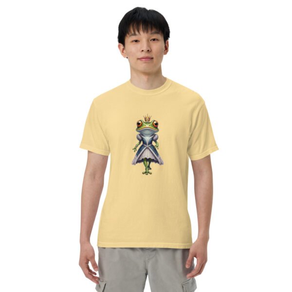 Frog Fashion Model1: Unisex garment-dyed heavyweight t-shirt - Image 41
