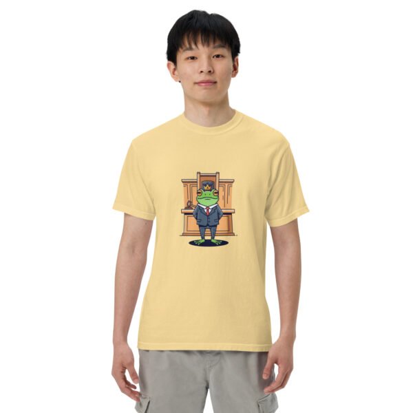 Frog in Law: Unisex garment-dyed heavyweight t-shirt - Image 42