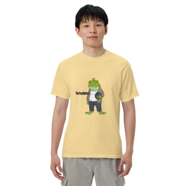 The Frog Abides: Unisex garment-dyed heavyweight t-shirt - Image 42