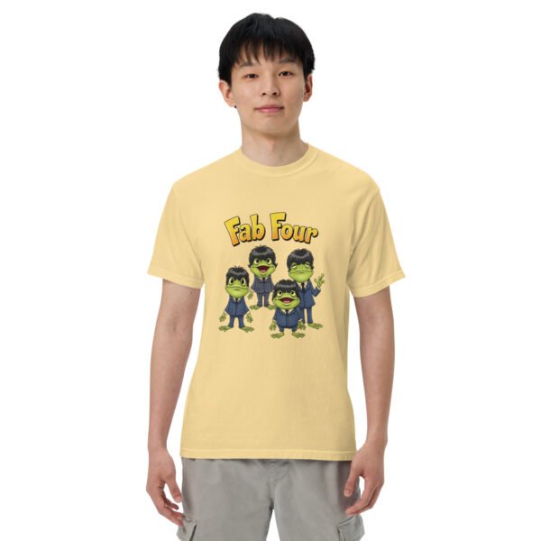Fab Four Frogs: Unisex garment-dyed heavyweight t-shirt - Image 44