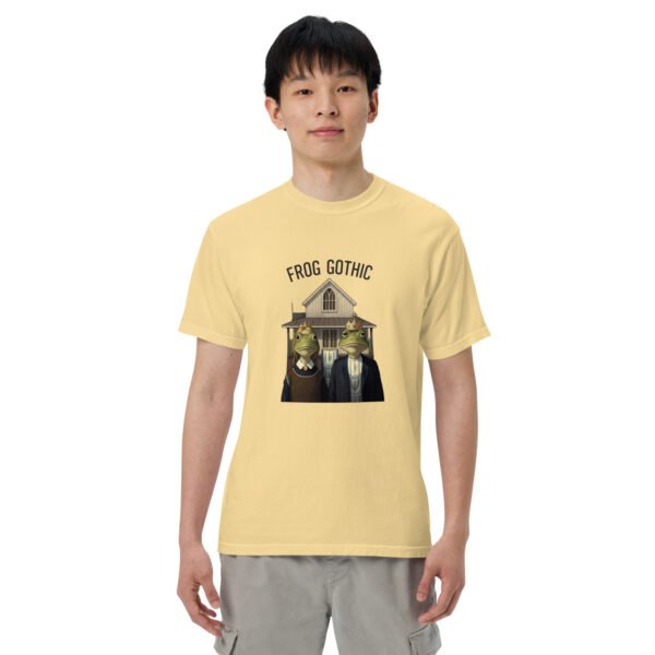 Frog Gothic: Unisex garment-dyed heavyweight t-shirt - Image 49