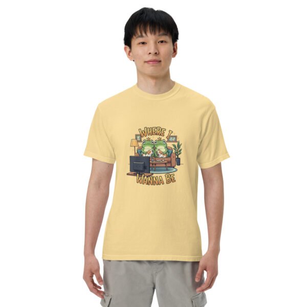 Where I Wanna Be: Unisex garment-dyed heavyweight t-shirt - Image 41