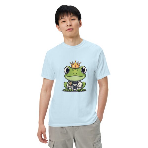 Frog Groom: Unisex garment-dyed heavyweight t-shirt - Image 36