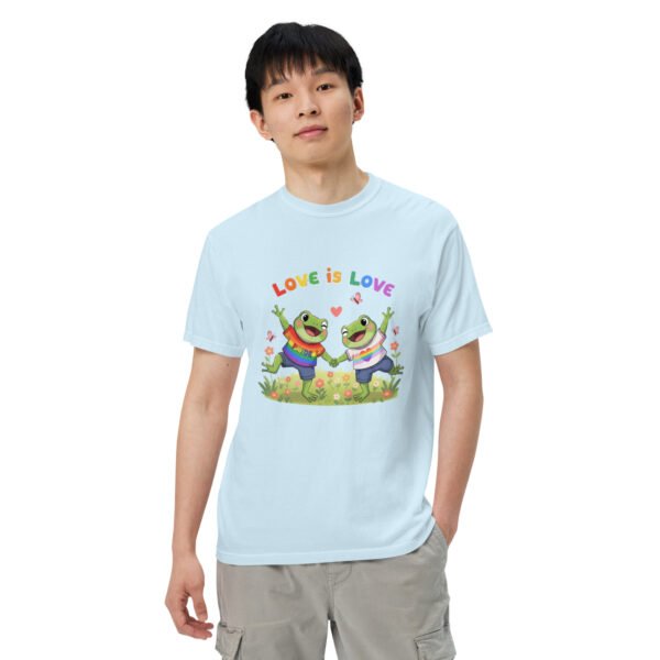 Love is Love1: Unisex garment-dyed heavyweight t-shirt - Image 58