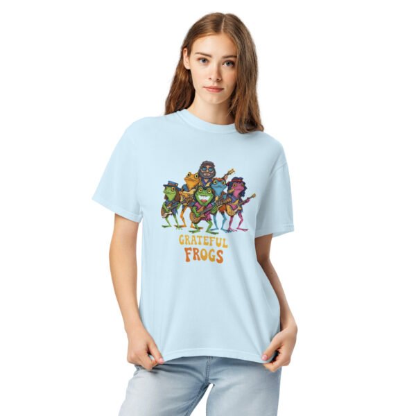 Grateful Frogs2: Unisex garment-dyed heavyweight t-shirt - Image 11