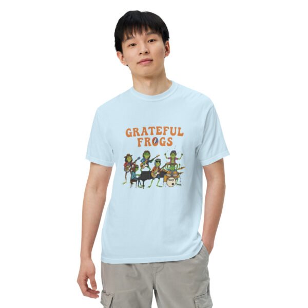 Grateful Frogs3: Unisex garment-dyed heavyweight t-shirt - Image 48