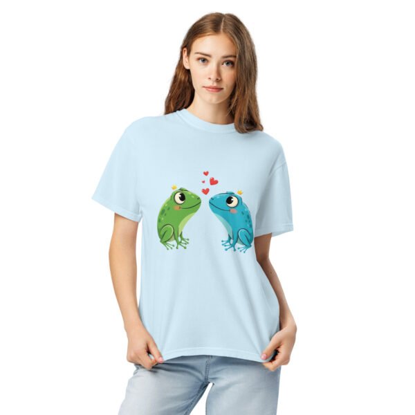 Froggy Love2: Unisex garment-dyed heavyweight t-shirt - Image 11