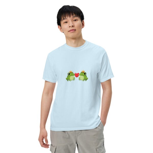 Frogs in Love: Unisex garment-dyed heavyweight t-shirt - Image 45
