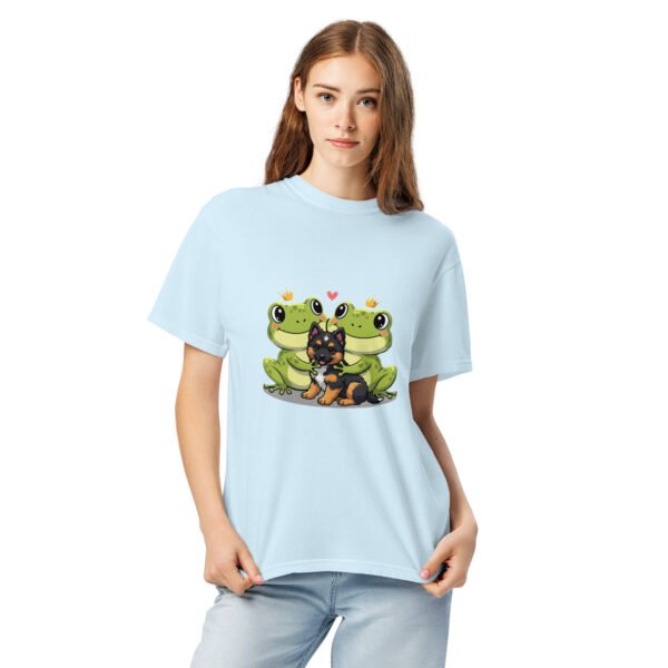Puppy Love, Shepherd: Unisex garment-dyed heavyweight t-shirt - Image 10