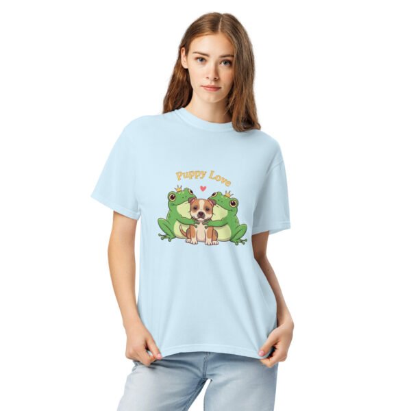Puppy Love, Pit Bull: Unisex garment-dyed heavyweight t-shirt - Image 11