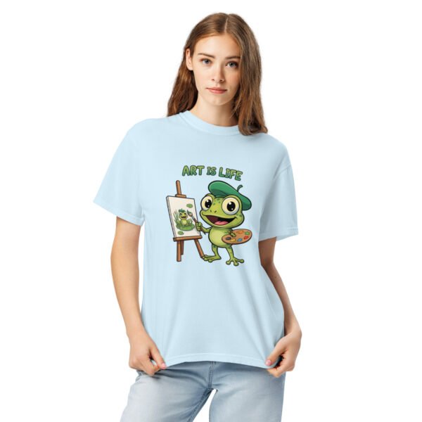 Art is Life: Unisex garment-dyed heavyweight t-shirt - Image 11