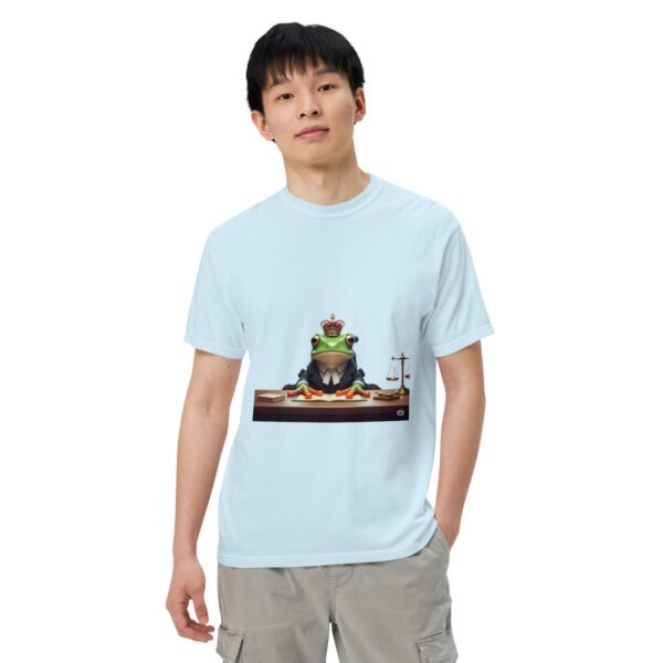 Frog Lawyer: Unisex garment-dyed heavyweight t-shirt - Image 41