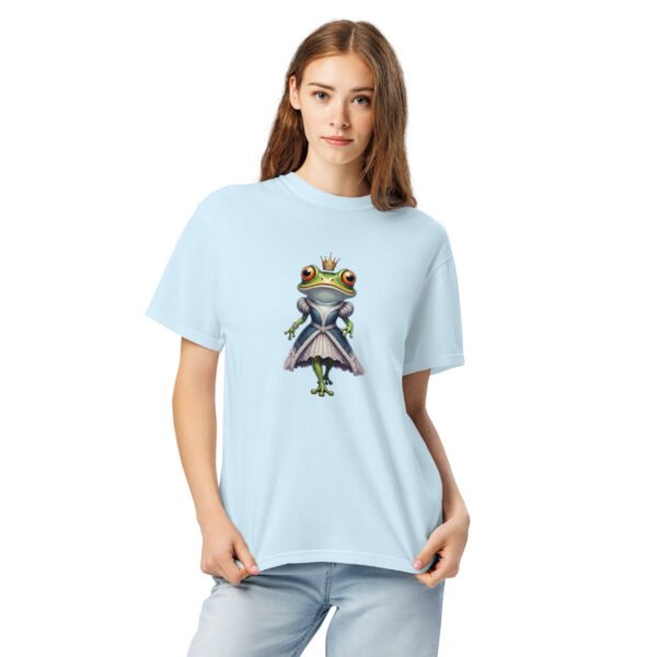 Frog Fashion Model1: Unisex garment-dyed heavyweight t-shirt - Image 11