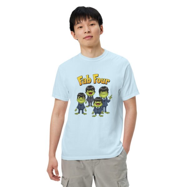 Fab Four Frogs: Unisex garment-dyed heavyweight t-shirt - Image 49
