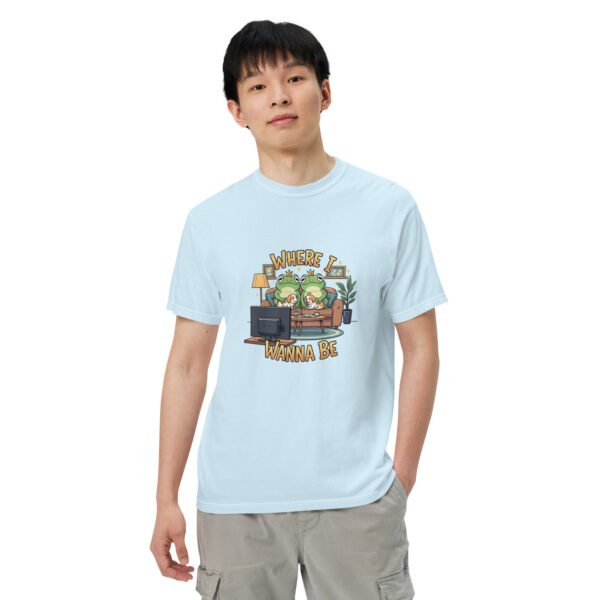 Where I Wanna Be: Unisex garment-dyed heavyweight t-shirt - Image 46