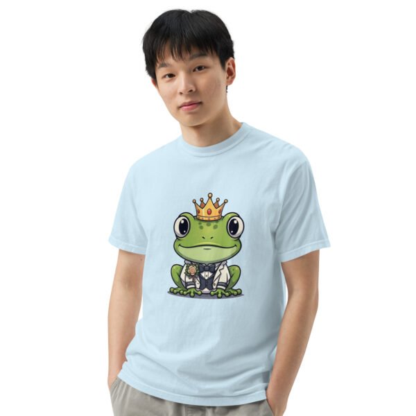 Frog Groom: Unisex garment-dyed heavyweight t-shirt - Image 37