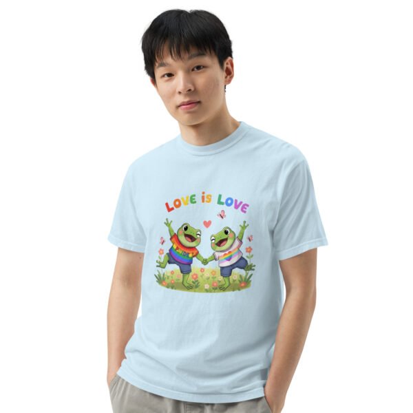 Love is Love1: Unisex garment-dyed heavyweight t-shirt - Image 59