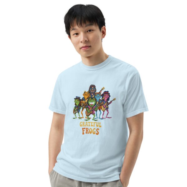 Grateful Frogs2: Unisex garment-dyed heavyweight t-shirt - Image 45