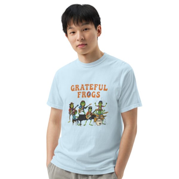 Grateful Frogs3: Unisex garment-dyed heavyweight t-shirt - Image 49