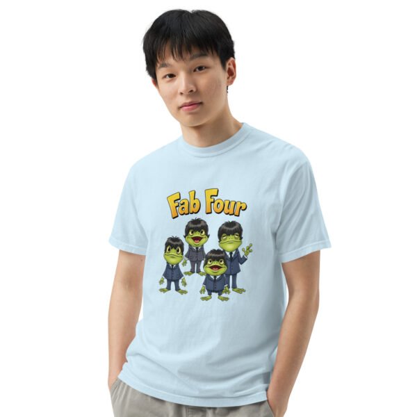 Fab Four Frogs: Unisex garment-dyed heavyweight t-shirt - Image 50