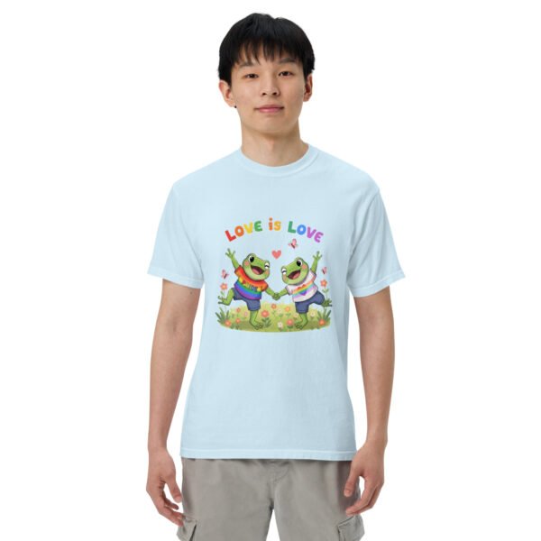 Love is Love1: Unisex garment-dyed heavyweight t-shirt - Image 57