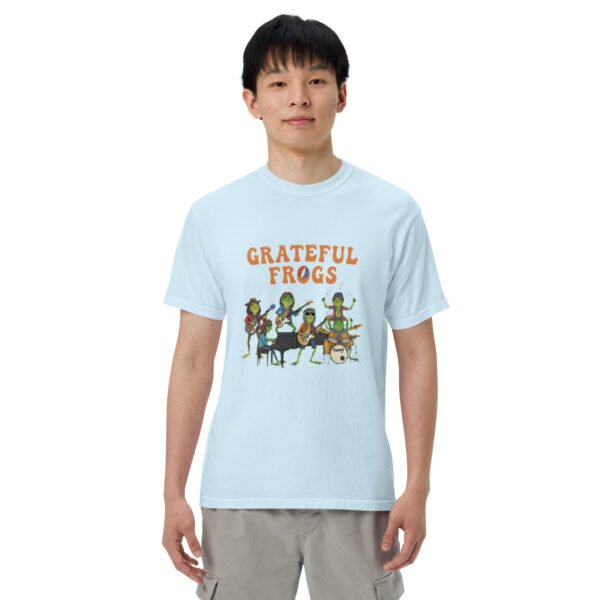 Grateful Frogs3: Unisex garment-dyed heavyweight t-shirt - Image 47