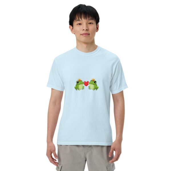 Frogs in Love: Unisex garment-dyed heavyweight t-shirt - Image 44
