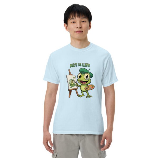 Art is Life: Unisex garment-dyed heavyweight t-shirt - Image 44