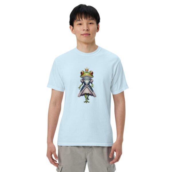 Frog Fashion Model1: Unisex garment-dyed heavyweight t-shirt - Image 44