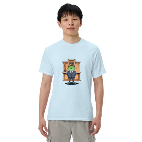 Frog in Law: Unisex garment-dyed heavyweight t-shirt - Image 45