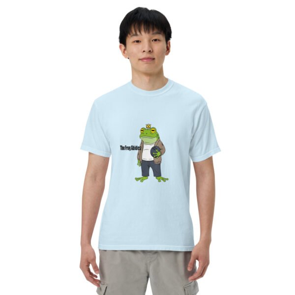 The Frog Abides: Unisex garment-dyed heavyweight t-shirt - Image 46