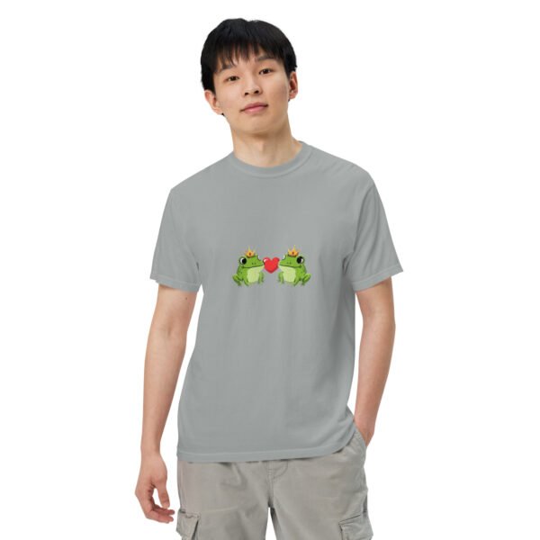 Frogs in Love: Unisex garment-dyed heavyweight t-shirt - Image 27