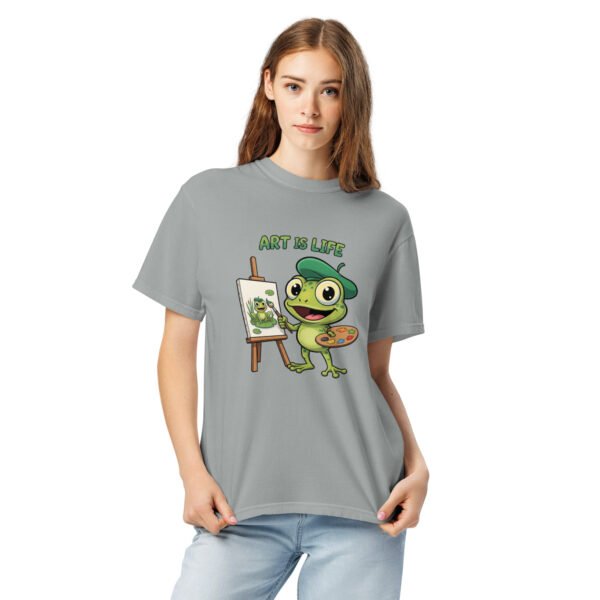 Art is Life: Unisex garment-dyed heavyweight t-shirt - Image 5