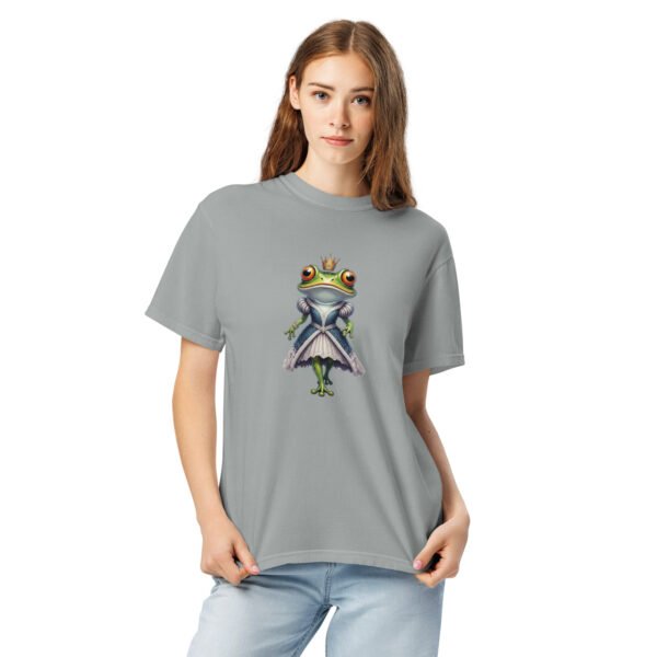 Frog Fashion Model1: Unisex garment-dyed heavyweight t-shirt - Image 5