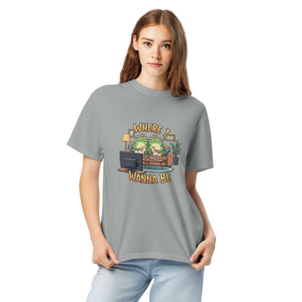 Where I Wanna Be: Unisex garment-dyed heavyweight t-shirt - Image 5