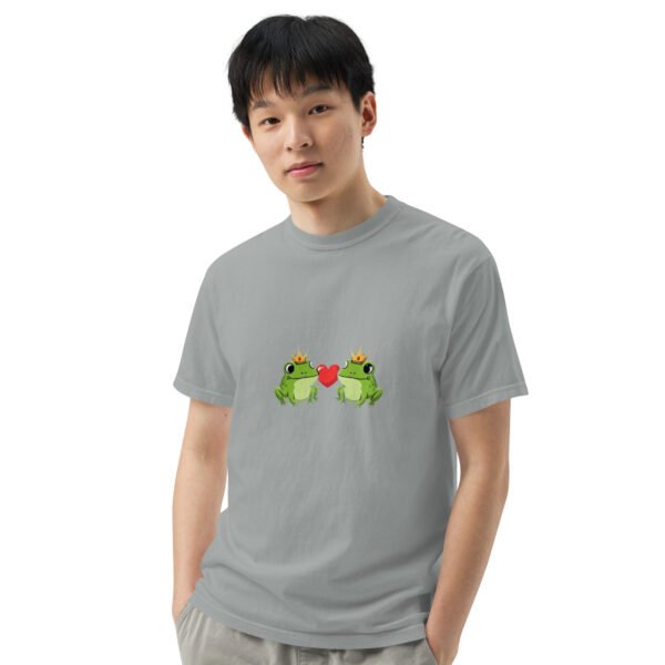 Frogs in Love: Unisex garment-dyed heavyweight t-shirt - Image 28