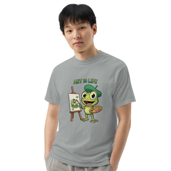 Art is Life: Unisex garment-dyed heavyweight t-shirt - Image 28