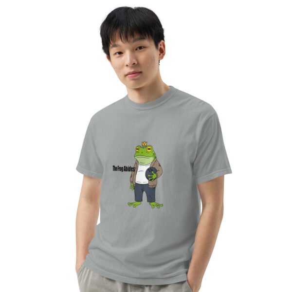 The Frog Abides: Unisex garment-dyed heavyweight t-shirt - Image 29