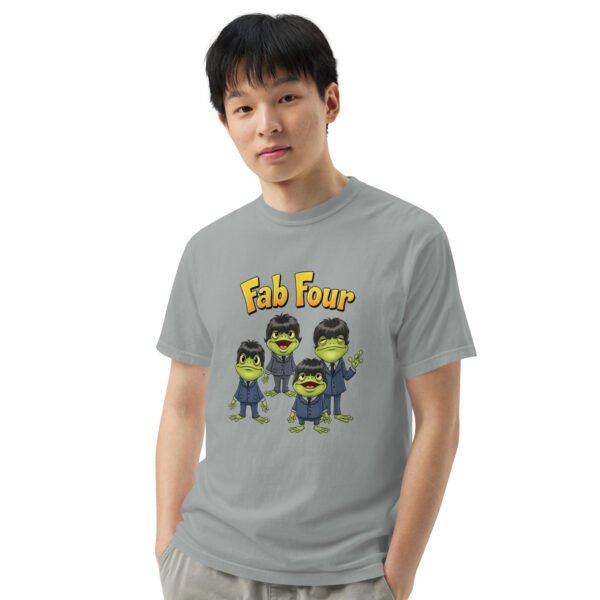 Fab Four Frogs: Unisex garment-dyed heavyweight t-shirt - Image 30