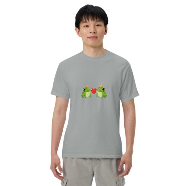 Frogs in Love: Unisex garment-dyed heavyweight t-shirt - Image 26