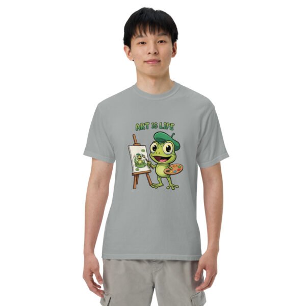 Art is Life: Unisex garment-dyed heavyweight t-shirt - Image 26