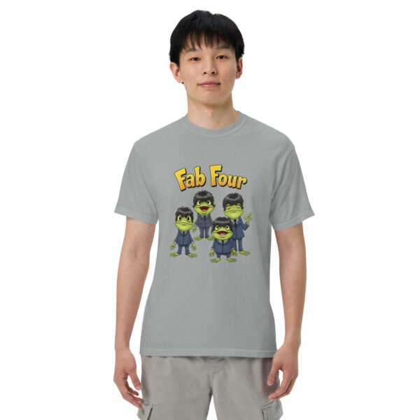 Fab Four Frogs: Unisex garment-dyed heavyweight t-shirt - Image 28