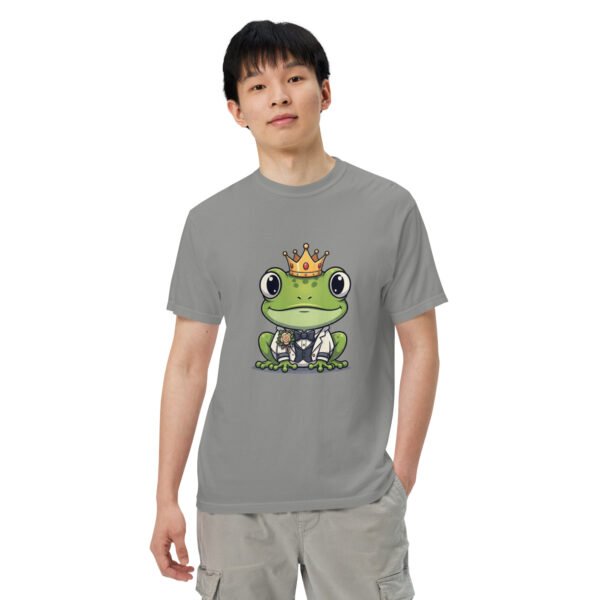 Frog Groom: Unisex garment-dyed heavyweight t-shirt - Image 12