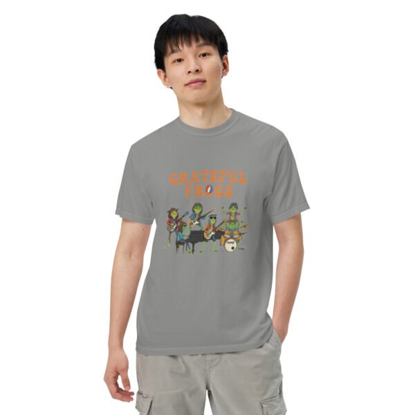 Grateful Frogs3: Unisex garment-dyed heavyweight t-shirt - Image 24