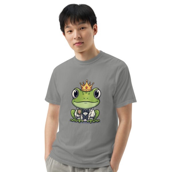 Frog Groom: Unisex garment-dyed heavyweight t-shirt - Image 13